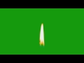 Candle Flame Green Screen   Chama de Vela