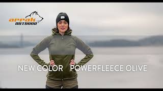 Olive Powerfleece Jacket by Arrak Outdoor