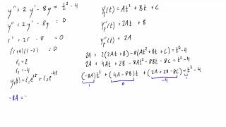 Undetermined coefficients example #3