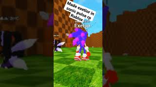 Sonic.exe in sonic pulse rp #sonicthehedgehog #robloxshorts