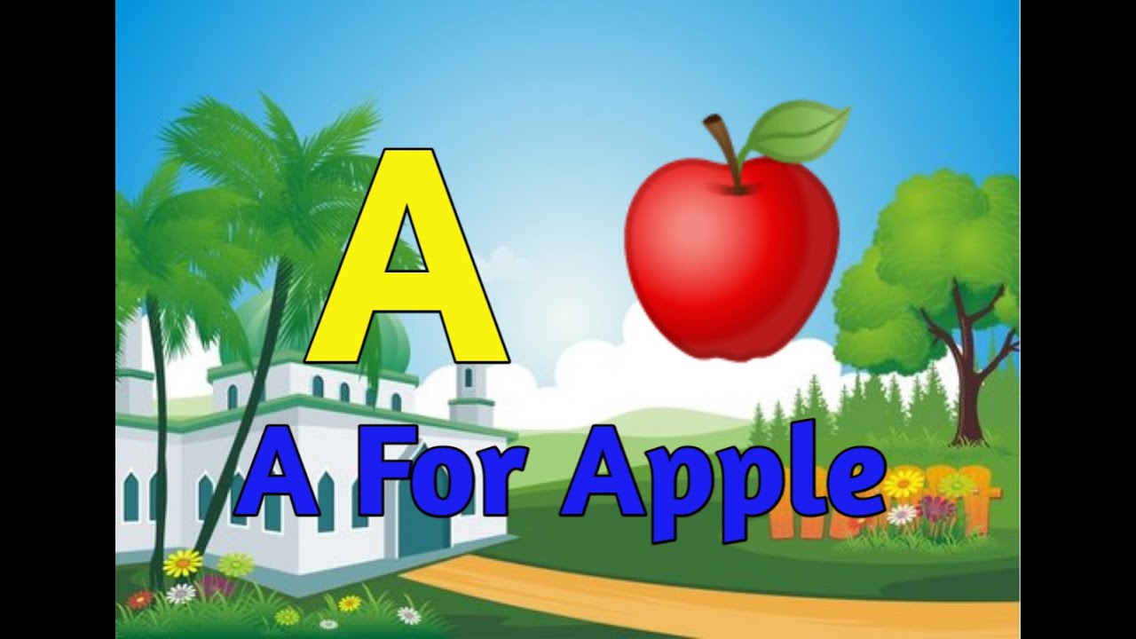 ABCD Rhymes, ABCD Cartoon, ABCD Song, A For Apple, B For Ball, ABCD ...