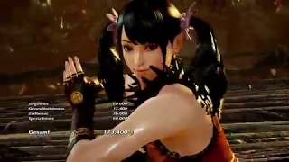 鉄拳7--Tekken 7 Ranked in green ranks -- Ling Xiaoyu Vs Eliza, Kaziya, Josie, Eddy