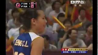 2012 Women's Volleyball World Grand Prix CHINA vs TURKEY top 10