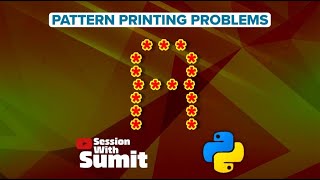 Pattern Printing in Python | Pattern A | Session With Sumit