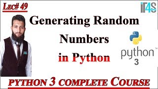 Python Tutorial in Urdu | Hindi | How to Generate Random Numbers in Python - Generate any number....