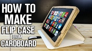 How To Make Cardboard Flip Case for Smartphone or Tablet