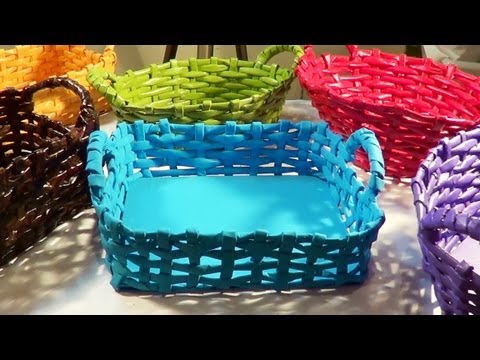 Cesta com alça - Basket with Handle - Canastra con manijas Cesta com alça - Basket with Handle - Canastra con manijas