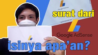 Dapat Surat dari Google AdSense || Review