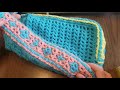 crochet mesh swatch part 1 and chatty vlog