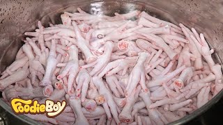 땡초간장국물닭발 / Chicken Feet with Hot Pepper and Soy Sauce - Korean Street Food / 대구 신다림길 청년몰