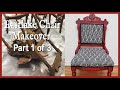 Upholstering an Antique Eastlake Chair - Part 1