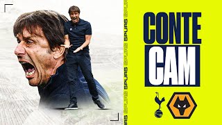 Conte shows his PASSION on the touchline | CONTE CAM | Spurs 1-0 Wolves