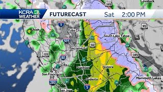 Big changes this weekend with rain, snow and wind moving into Northern California
