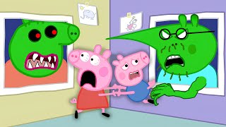 Zombie Apocalypse, Peppa Pig Turn Into Giant Zombies🧟‍♀️| Peppa Pig Funny Animation