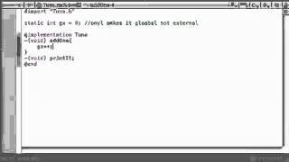 Objective C Programming Tutorial - 45 - Static Variables
