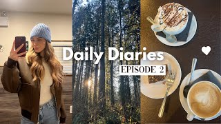 home vlog, fitness \u0026 friends : daily diaries ep. 2