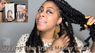 My First Time Trying Marley Twists| Beginner Friendly Method