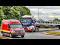 DCS Abnormal Load Escort Services - Collett’s & Walker’s moving 45m long bridge decks