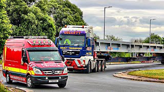 DCS Abnormal Load Escort Services - Collett’s \u0026 Walker’s moving 45m long bridge decks