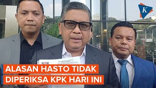 Sudah Datangi KPK, Hasto Batal Diperiksa Hari Ini