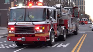 Philadelphia Fire Department Ladder 5, Engine 1 & Medic 11 Responding