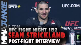 Sean Strickland details dark thoughts for Brendan Allen | UFC Fight Nigh 182 post-fight interview