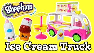 Shopkins Scoops Ice Cream Truck Food Fair Review