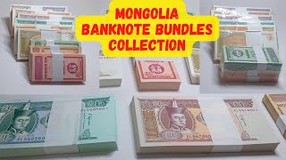 Mongolia 10 20 50 Mongo \u0026 1 5 10 20 50 100 Tugrik Banknote Bundles Collection | Total 9 Pcs Banknote