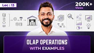 OLAP operations with real life example | Data Warehouse
