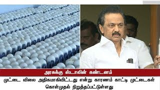 சத்துணவு முட்டை விவகாரம்: அரசுக்கு ஸ்டாலின் கண்டனம் | Egg | MK Stalin | TN Govt | DMK | ADMK