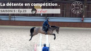 La détente en compétition de saut d'obstacle  \