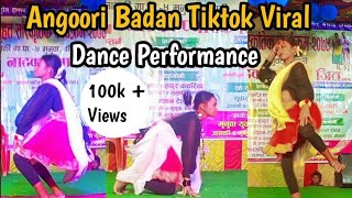 Anguri Badan Dj Tiktok Viral Song Dj Vishal Babbal Stage Dance Performance Munuwa By Anmol Dj Simri