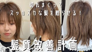 傷みまくったスタッフの髪をショートにしたらめちゃくちゃ可愛くなった！short hair cut 髪質改善 【埼玉県美容室プライベートサロン】