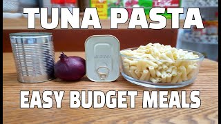 Tuna Pasta - Cooking on a Budget - How To Make Tuna Macaroni