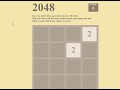 2048 Game in VanillaJS