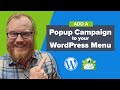 How to Add a Lightbox Popup Campaign to your WordPress Menu