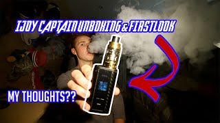 IJOY CAPTAIN 234W BOX/TFV12 UNBOXING AND FIRST LOOK!