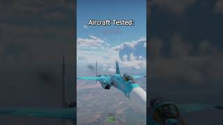 Testing Aircraft at 500m in War Thunder Part 12 #warthunder #military #shorts