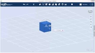 123D Design Tutorial "Transform - Move"