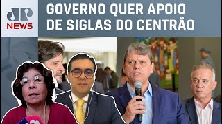 Tarcísio de Freitas diz que Republicanos não vai integrar base de Lula; Kramer e Vilela analisam
