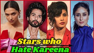 10 Bollywood Stars Who Hate Kareena Kapoor