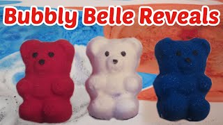 Bubbly Belle Ring Reveal - Red, White, and Blue Bubbly Bear Bath Bomb Demo!