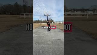 Seeing how far I can shoot? #youtubeshorts #shorts #basketball