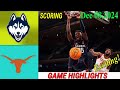 UConn Huskies vs Texas Longhorns Full Game | Dec 8, 2024 Men College Basketball Championship