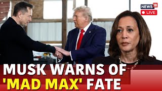 Elon Musk Warns Of ‘Zombie Apocalypse’ Fate Under Harris | Donald Trump Live | News18 Live | N18G