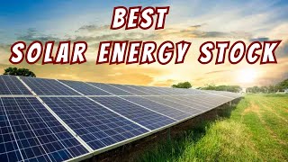 Best Solar Sector Stock for Investing