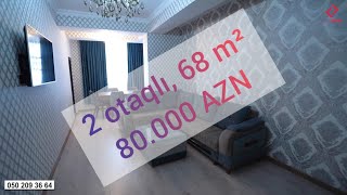 Bakıxanov qəs,  Super Təmirli, Əşyalı,  2 otaqlı, 68 m², 80.000  AZN, S a t ı l ı r ‼️👍 #realemlak