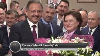 Çevre ve Şehircilik Bakanlığı'nda Devir Teslim Töreni Gerçekleşti