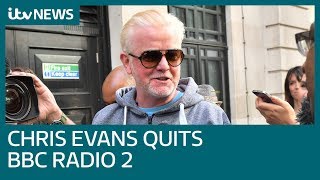 Chris Evans announces he's quitting Radio 2 live on air | ITV News