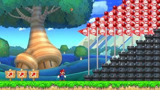 What Happens when Mario runs into 999 Secret Flag Pole's in New Super Mario Bros. U?